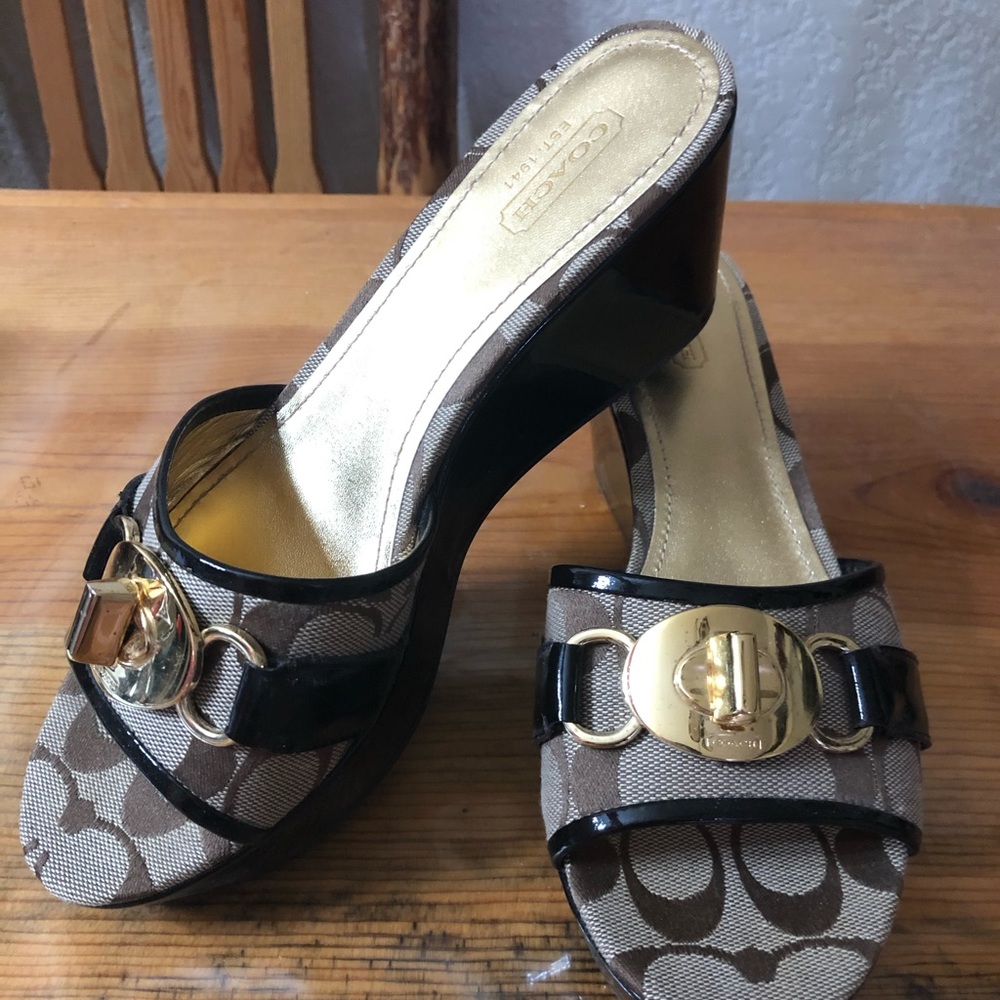 Coach Wedge Sandals
